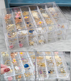 Gaeasapce  -  Jewelry Storage Box Multi-layer Nail Art Gems Rhinestone Storage Container Case Classification Drawer Jewelry Display Rack