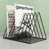 Gaeaspace  -  Triangle Desktop Storage and Organization Folder Iron Art Metal Office Materials Magazine Student Books Small Storage Shelf