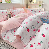 Gaeaspace  -  Soft Bedding Set Nordic Washable Cotton Comfortable Duvet Cover Bed Sheet Pillow Cover Children's Home Textile Soft Bed Sheet