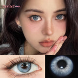 Gaeaspace  -  Taylor Blue Colored Contact Lenses soft for eyes small Beauty Pupil myopia prescription degree yearly natural new