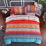 Gaeaspace  -  Bohemian Ethnic Style Duvet  Cover Set Pillowcases No Filling Soft Touch US EU Size Full Queen Bedding Kit Ins Boho Home Textile