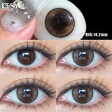 Gaeaspace  -  1 Pair Natural Colored Lenses for Eyes withchron baby Black Eyes Contacts Lens Beauty Pupil Yearly Use Fast Shipping