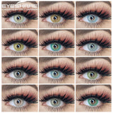 Gaeaspace  -  2pcs Colored Contact Lenses BRAZIL GIRL Series Color Contact Lens Eye Contacts Colored Lenses for Eyes Cosmetic Contact