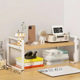 Gaeaspace -  Student Document Shelf Desktop Storage Bookshelf Office Accessories Desk Organizer Organizing School Supplies