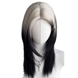 Gaeaspace  -  Wigs for Men and Women Sissi Wolf Tail Long Hair Gradient Teased Samurai Head Half-tied Short Hair Full Headgear 가발