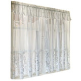 Gaeaspace  -  American and Korean style garden white screen curtains perforated free installation velcro window floating window