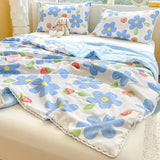 Gaeaspace  -  Baby Summer Cool Quilt Washed Cotton Infant Toddler Comforter Blanket Crib Quilt for Boys Kids Nap Quilt Air Conditioner Cover