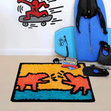 Gaeaspace  -  Cartoon Tufted Bathroom Mat Soft Area Rug Bathmat Tub Side Floor Water Absorbent Anti Slip Pad Doormat Aesthetic Home Decor