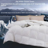 Gaeaspace  -  Cotton thickened duvet 95 white goose down core quilt double down winter quilt