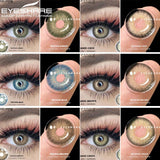 Gaeaspace  -  1Pair Natural Color Contact Lenses for Eyes Blue Colored Lenses Brown Eye Contact Lenses Yearly Use Eyes Colored Lenses