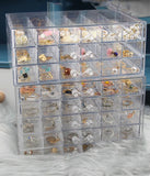 Gaeasapce  -  Jewelry Storage Box Multi-layer Nail Art Gems Rhinestone Storage Container Case Classification Drawer Jewelry Display Rack