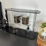 Gaeaspace  -  INS Style Luxury desktop shelf Water cup storage High beauty cup holder Removable acrylic perfume hand display