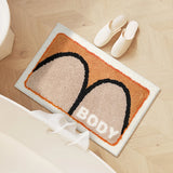 Gaeaspace  -  Funny Tufting Bathroom Mat Soft Plushy Rug Bedroom Bedside Carpet Doormat Floor Anti Slip Pad Aesthetic Home Room Decor