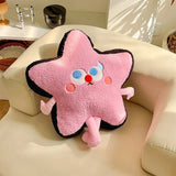 Gaeaspace  -  New Style Five Pointed Star 2 Colors Soft Plush Stuffed Doll Toys Hobbies Exquisite Pillow Home Decoration Birthday Gifts Girls