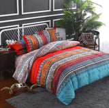 Gaeaspace  -  Bohemian Ethnic Style Duvet  Cover Set Pillowcases No Filling Soft Touch US EU Size Full Queen Bedding Kit Ins Boho Home Textile