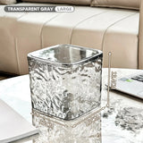 Gaeaspace  -  Laundry Pods Container with Push Up Lid Laundry Pod Storage Container Clear Storage Box Girl's Headdress Box Desktop Trash Can