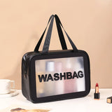 Gaeaspace  -  Large Capacity Cosmetic Bag Women Zipper Portable Makeup Bags Beauty Case Travel Makeup Organizer Storage Bath Toiletry Wash Bag