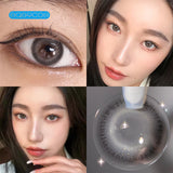 Gaeaspace  -  Fine flash gray Colored Contact Lenses soft for eyes small Beauty Pupil myopia prescription degree yearly natural new big