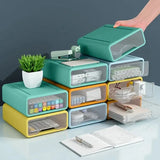 Gaeaspace  -  Multi-layer Pen Holder Drawer Style Desk Organizing Plastic Stationery Organizer Transparent Organizers Office Boxes Accessories