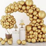 Gaeaspace  -  134 pieces sand white/gold balloon garland arch kit balloons Decorative balloons for party/baby shower/wedding birthday party