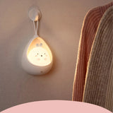 Gaeaspace  -  Night Light with Sensor Control cute animal Human Induction lamp For Kids Bedroom USB Rechargeable Silicone LED wall lights