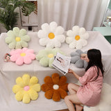 Gaeaspace  -  Plush Daisy Flower Pillow Super Soft Flower Shape Chair Cushion Floor Mat Living Room Office Home Sofa Decor