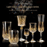 Gaeaspace  -  French imported luxury CDA whisky glass gold crystal red wine cup high-end wine cup gift box set