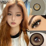 Gaeaspace  -  NEW Cosplay Colored Contact Lenses for Eyes Anime Purple Lenses Cosmetic Blue Eye Contacts Brown Natural Fashion Lenses