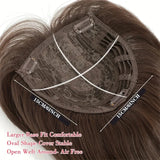 Gaeaspace  -  Synthetic False Bangs Clip-In Bangs Extension Natural Neat Fake Fringe Topper Hairpiece Invisible Clourse Hairpieces