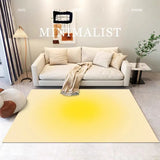 Gaeaspace  -  Living Room Sofa Coffee Table Carpet Home Nordic Solid Color Gradient Bedroom Carpets Cloakroom Dresser Rug Kitchen Bathroom Mat