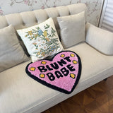 Gaeaspace  -  Aesthetic Tufting Love Shape Tufted Rugs Bedroom Rug Soft Fluffy Bedside Carpet Floor Pad Mat Doormat Home Room Decor