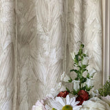 Gaeaspace  -  Nordic creamy tassels, semi opaque curtains, semi opaque curtains, milky tea color