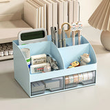 Gaeaspace  -  Transparent Small Drawer Style Office Supplies Stationery Organizer Pen Holder Storage Desk Organizers Accessories School