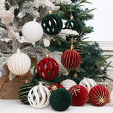 Gaeaspace  -  6pcs/box Christmas Balls Christmas Tree Hanging Ornaments High Quality Xmas Tree Ball Christmas Decoration Noel Navidad