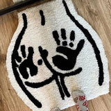 Gaeaspace  -  Ass Butt Carpet Soft Tufted Rug for Bathroom Non-slip Absorb Water Plush Handmade floormat Bedroom Kitchen Toilet Carpet