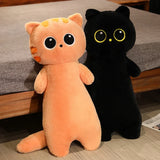 Gaeaspace   -  Cute Cat Plush Toy Stuffed Animal Black Cat Throw Pillow Cushion 100cm Big Size Toy Children Birthday Gift  for Boy Girl