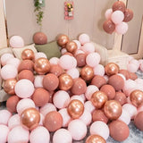 Gaeaspace  -  10 Inch Latex Balloon Wedding Birthday Party Double Pink Cherry Blossom Pink Balloons Halloween Decoration Baby Shower Globos