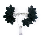 Gaeaspace  -  Artificial Autumn Maple Leaves Pumpkin Garland LED Fairy String Light Christmas Thanksgiving Decoration DIY Halloween Party Home