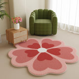 Gaeaspace  -  Irregular Flower Carpet Simple Living Room Decoration Carpets Home Bedroom Bedside Plush Rug Modern Cloakroom Soft Non-slip Rugs