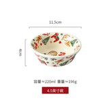 Gaeaspace  -  Christmas Ceramic Tableware Set Nordic Retro Style Mug Water Cup High Beauty Home Restaurant Breakfast Bowl and Plate