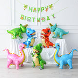 Gaeaspace  -  Dinosaur Birthday Decor Pink Sword Dragon T Rex Foil Balloon Arch Garland Kit Child Boy Dino Party Balloon Supplies Baby Shower