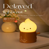 Gaeaspace  -  Flameless Candles Night Light Cute Capybara Kerosene Sleeping Nightlights Dimmable 2 Lighting Modes Bedside Lamp For Kid Bedroom