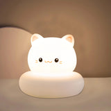 Gaeaspace  -  Cute Animal Night Light Novelty 3 Level Dimmable Nursery Nightlight USB Rechargeable Table Lamp for Breastfeeding Toddler Baby