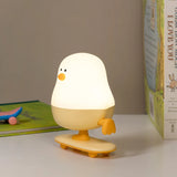 Gaeaspace  -  Creative Chicken Night Light Cute Animal Night Lamp Desktop Decorative Lamp USB Charging Stepless Dimming Children Birthday Gift