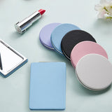 Gaeaspace  -  Mini PU Makeup Mirror Magnify Foldable Double Pocket Small Makeup Mirror for Travel Beauty Cosmetic Tool