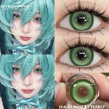 Gaeaspace  -  1Pair Colorcon Colored Contact Lenses for Eyes Pink Lenses Cosmetic Green Eye Lenses Cosplay Blue Eye Contacts Yearly