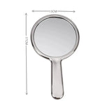 Gaeaspace  -  Ins Liquid Shape Square Mirror Mini Hand-Held Desktop Cosmetic Makeup Mirror Travel Metallic Portable Beauty Mirror For Handbag