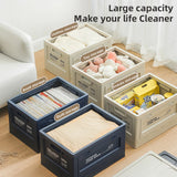 Gaeaspace  -  3pc Extra large folding storage box clothing storage box household plastic toy storage box thickened three-door storage cabinet