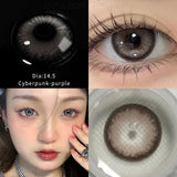 Gaeaspace  -  2PCs/Pair 10 Tone New Lenses Color Contact Lenses for Eyes Natural Colored Eye Lenses Beauty Eye Color Lens Yearly Use