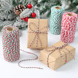 Gaeaspace  -  Christmas Wrapping String Rope Merry Christmas Decoration For Home Navidad Natal Noel Gift Box Packaging Rope New Year